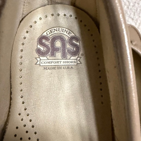 SAS Leather Loafer Comfort Tassel Slip On Casual Shoes Size 10N - Picture 5 of 8